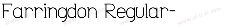 Farringdon Regular字体转换